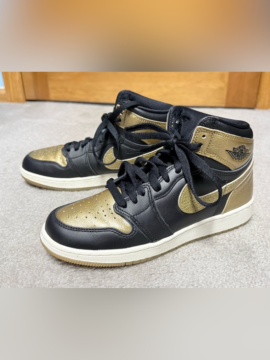 Nike Air Force Other - Nike Air Jordan 1 Retro High OG GS Black/ Gold FD1437-071 Sneakers, Youth 6.5